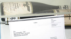 Weinkeller  Regierungsbunker